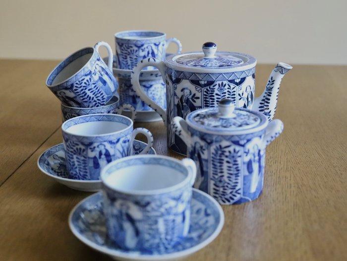 Lange Lijs, Mosa Maastricht - Koffie- en theeservies (12) -, Antiek en Kunst, Antiek | Glaswerk en Kristal