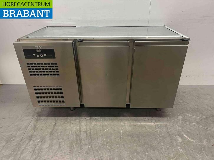 Acier inoxydable Sagi Comptoir réfrigéré 2 portes 140 cm, Articles professionnels, Horeca | Équipement de cuisine, Envoi