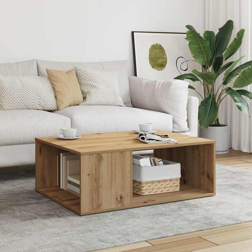 vidaXL Salontafel 90x67x33 cm bewerkt hout artisanaal, Huis en Inrichting, Tafels | Salontafels, Nieuw, Verzenden