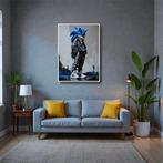 Naro - Canvas [XL] - Urban Velocity – Blue Icon Tribute, Nieuw