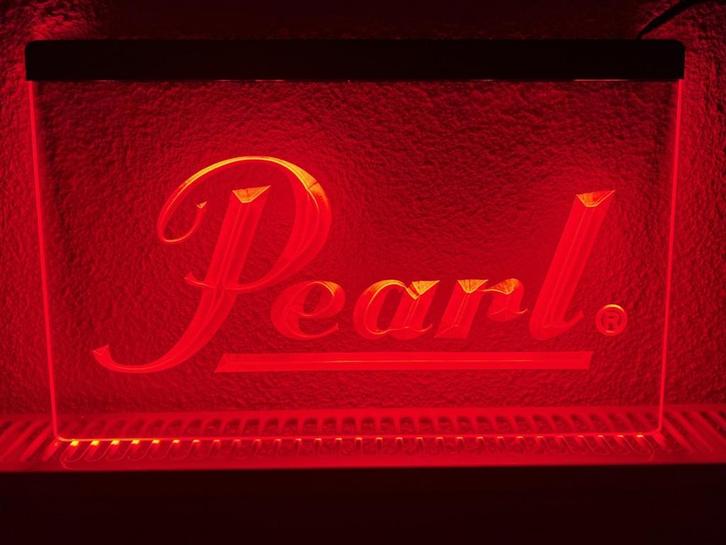 Pearl drums neon bord lamp LED  verlichting reclame lichtbak, Maison & Meubles, Lampes | Autre, Envoi
