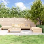 vidaXL 5-delige Loungeset met kussens massief hout, Tuin en Terras, Verzenden, Nieuw, Loungeset