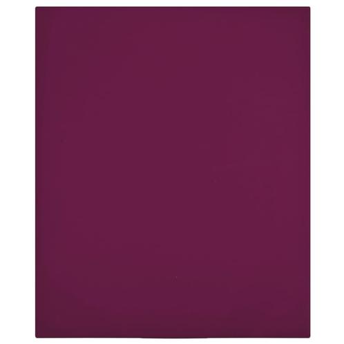 vidaXL Hoeslakens 2 st jersey 140x200 cm katoen bordeauxrood, Huis en Inrichting, Slaapkamer | Beddengoed, Nieuw, Verzenden
