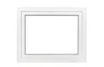 PVC raam draaikiep b100xh80 cm wit stomp, Nieuw, Dubbelglas, 80 tot 120 cm, Ophalen of Verzenden