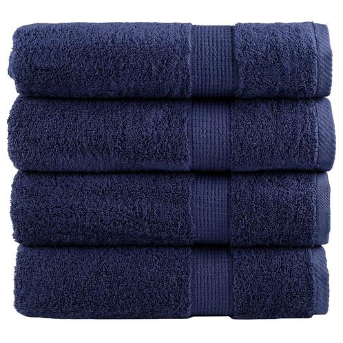 vidaXL Badhanddoeken SOLUND 4 st 600 g/m² 100x150 cm, Huis en Inrichting, Badkamer | Badtextiel en Accessoires, Nieuw, Verzenden