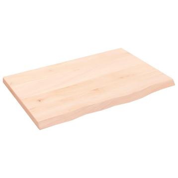 Houten Blad 60x40cm Massief | Retour Deal | Naturel Rand beschikbaar voor biedingen