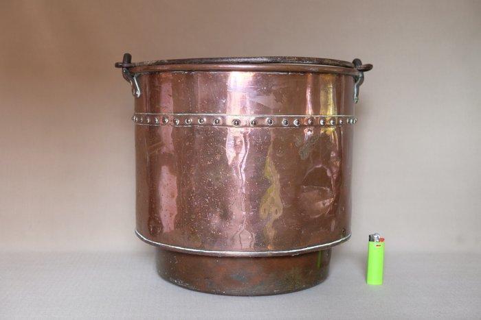 Emmer - Koper - Roodkoperen nagelemmer, Antiek en Kunst, Antiek | Overige Antiek