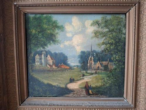 Hollandse School (XX) - Oud hollands landschap, Antiek en Kunst, Kunst | Schilderijen | Klassiek