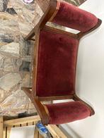 Kruk - Hout, Textiel - Antieke Empire-stoel, Antiek en Kunst