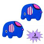 Fako Bijoux® - Tennisdemper - Olifant - Blauw - 2 Stuks, Sport en Fitness, Tennis, Verzenden, Nieuw