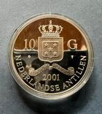 Antilles néerlandaises. 10 Gulden 2001 Proof, Gouden dukaat, Postzegels en Munten, Munten | Nederland