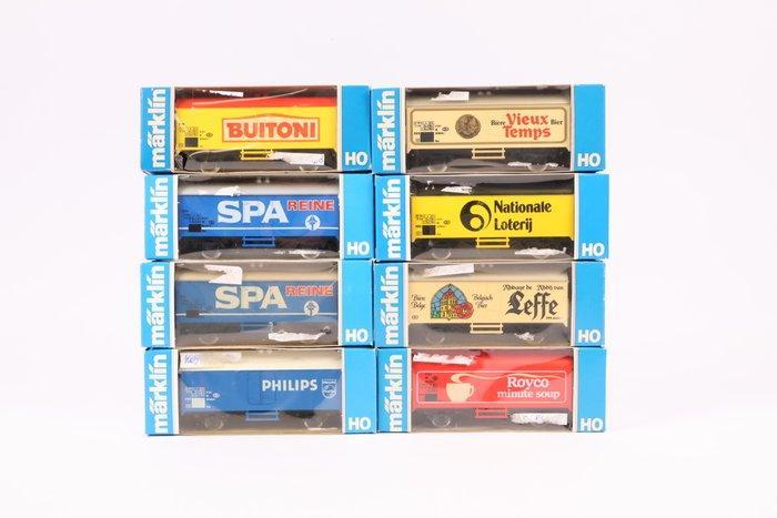 Märklin H0 - 4415 - Modeltrein goederenwagon (8) - Acht, Hobby en Vrije tijd, Modeltreinen | H0