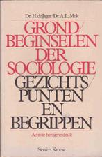 GRONDBEGINSELEN DER SOCIOLOGIE 9789020712254 JAGER, Livres, Verzenden, JAGER