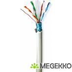 Nedis CCBG8526GY50S netwerkkabel Grijs 50 m Cat6 F/UTP (FTP), Verzenden, Nieuw