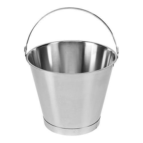 Emmer | 12L | RVS | Stootrand | Maatverdeling |, Zakelijke goederen, Horeca | Keukenapparatuur, Nieuw in verpakking, Verzenden