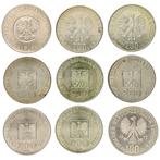 Polen. Lot of 9 coins: 100 & 200 Zlotych 1973/1977, incl.