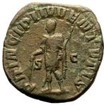Empire romain. Herennius Etruscus (AD 251). Sestertius, Postzegels en Munten