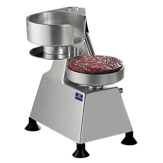 Hamburgerpers | Manueel | RVS | Ø130mm | 250x255x275(h)mm, Zakelijke goederen, Horeca | Keukenapparatuur, Nieuw in verpakking