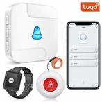 SOS Alarmset Basic inclusief Knop en Zwart Horloge voor Oude, Doe-het-zelf en Bouw, Alarmsystemen, Verzenden, Nieuw