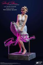 Marilyn Monroe Statue 1/4 Deluxe Edition with LED Sign, Collections, Ophalen of Verzenden