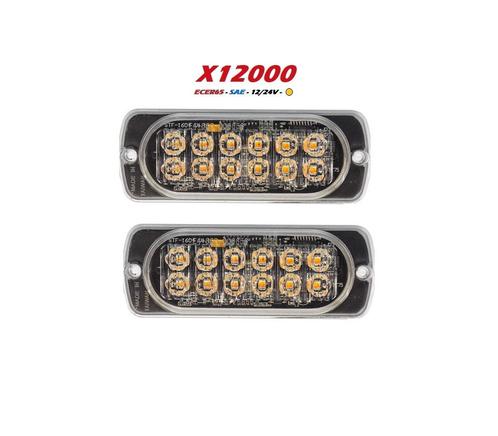 ELT-X12000 Led Flitser 2 stuks Hoog kwaliteit Ultra Dun en S, Autos : Pièces & Accessoires, Éclairage, Enlèvement ou Envoi