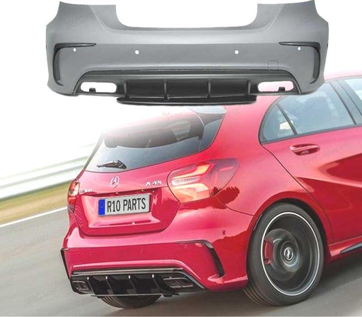 PARE-CHOCS ARRIÈRE MERCEDES CLASSE A W176 15-18 LOOK AMG PDC, Autos : Pièces & Accessoires, Carrosserie & Tôlerie, Envoi