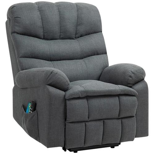 TRUUSK Elektrische Sta-op-stoel met Massagefunctie - Gestoff, Huis en Inrichting, Fauteuils, Verzenden