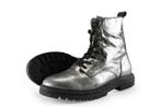 Nelson Veterboots in maat 38 Zilver | 5% korting, Kleding | Dames, Schoenen, Overige kleuren, Verzenden, Overige typen, Nelson