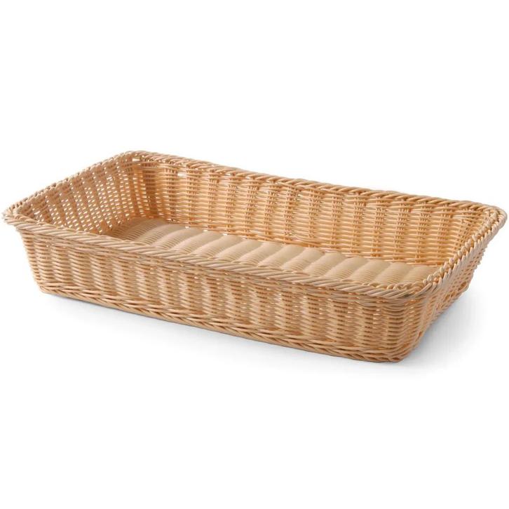 Broodmand | Kunststof | Beige | 1/1 GN | 530x320x90(h)mm, Zakelijke goederen, Horeca | Keukenapparatuur, Nieuw in verpakking, Verzenden