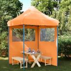 vidaXL Partytent Oranje 200 x 200 x 306 cm Oxford Stof, Verzenden, Nieuw