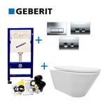 Geberit UP100 Toiletset set10 Wiesbaden Stereo Mat Wit me...