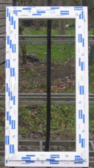 pvc raam , chassis , venster , kozijn 76 x 148 wit, Bricolage & Construction, Châssis & Portes coulissantes, Enlèvement ou Envoi