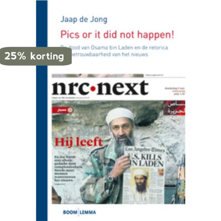 Pics or it did not happen! 9789059317987 Jaap de Jong, Boeken, Economie, Management en Marketing, Zo goed als nieuw, Verzenden