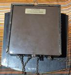 Wandklok - Antiek Hout, Messing - 1960-1970, Antiek en Kunst, Antiek | Klokken