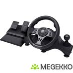 Trust GXT 289 Movi Zwart USB Stuur + Pedalen, Verzenden, Nieuw