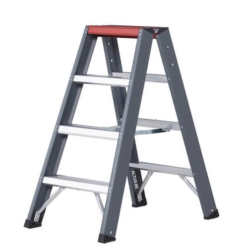 Altrex Dubbele trapladder Falco 2×4 treden, Doe-het-zelf en Bouw, Ladders en Trappen, Trap, Nieuw, Minder dan 2 meter, Ophalen of Verzenden