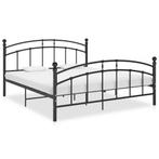 vidaXL Bedframe metaal zwart 140x200 cm, Verzenden, Nieuw