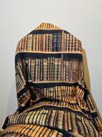 300x280cm! Stof met antieke bibliotheek - Boekenplank met, Antiek en Kunst