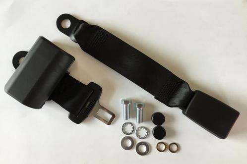 2-Point Lap Retractable Seat Belt  Black, Auto-onderdelen, Accu's en Toebehoren, Nieuw, Ophalen of Verzenden