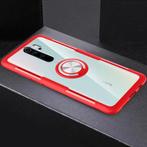 Xiaomi Mi 8 Hoesje met Metalen Ring Kickstand - Transparant, Telecommunicatie, Verzenden, Nieuw