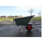 Kruiwagen polypropyleen bak 160liter warm verzinkt onderstel, Tuin en Terras