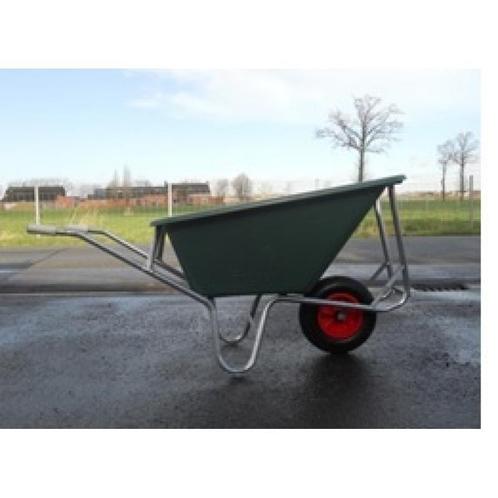 Kruiwagen polypropyleen bak 160liter warm verzinkt onderstel, Tuin en Terras, Kruiwagens