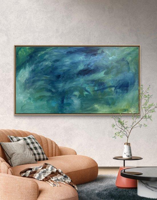 maZe - LIGHT OF THE SEA - XXL, Antiquités & Art, Art | Peinture | Moderne
