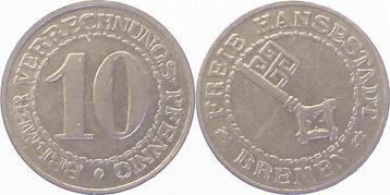 10 Verrechnung-pfennig Duitsland 10 Bremer Vererchnungs-p... beschikbaar voor biedingen