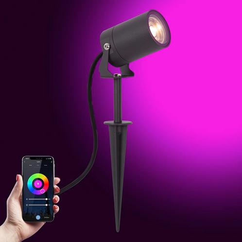 Tuinspots Stark Tuinspot Antraciet met Smart Color LED, Tuin en Terras, Buitenverlichting, Verzenden