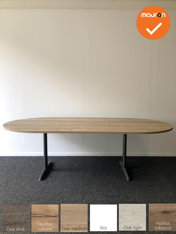 Ahrend vergadertafel - Ovaal - 240x120cm - Bladkleur naar ke, Zakelijke goederen, Kantoor en Winkelinrichting | Kantoormeubilair en Inrichting