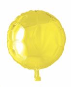 Helium Ballon Rond Geel 46cm leeg, Verzenden, Nieuw