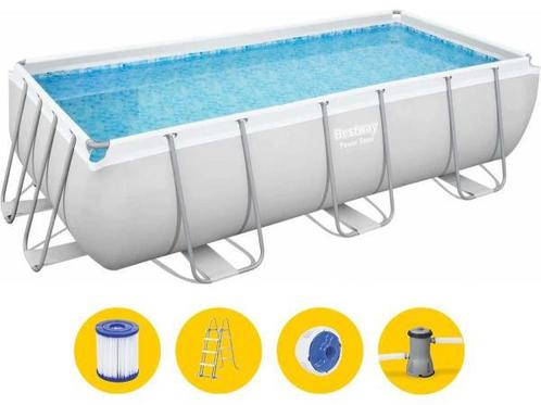 Veiling - Bestway Opzetzwembad incl filterpomp&trap 404 x 20, Tuin en Terras, Zwembaden
