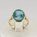 Argent - Bague - Camée gravé à la main