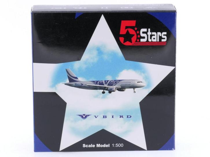 Schaal 1:500 5 Stars 2717062S V-Bird Airbus A320 Reg. PH-..., Hobby en Vrije tijd, Modelbouw | Vliegtuigen en Helikopters, Gebruikt